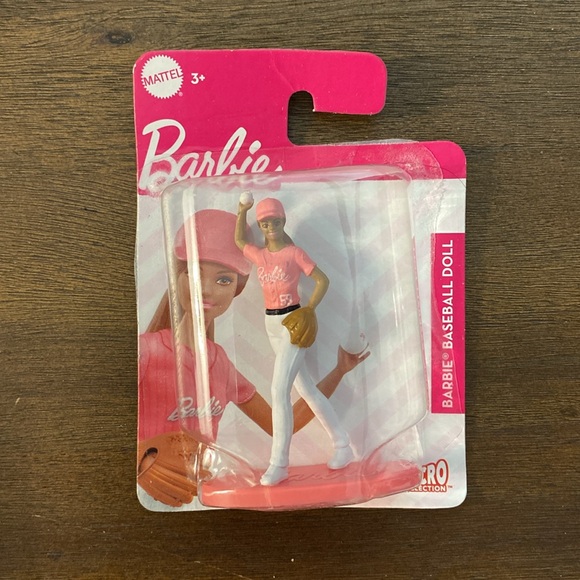 (5) 2.5” Barbie Mini Sports Figures Basketball Baseball Soccer Tennis Gymnastics - Picture 3 of 6
